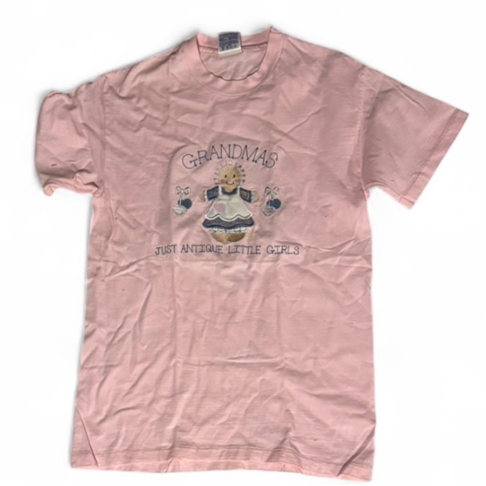 Vintage Single Stitch Hanes Pink Grandma's Design